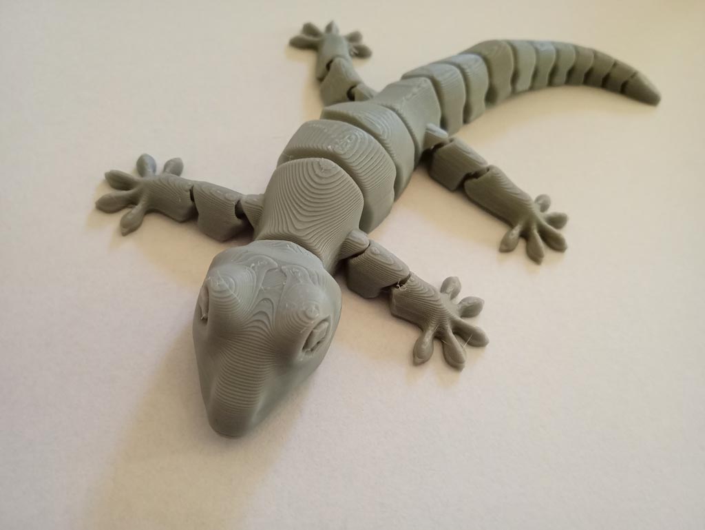 Gecko articulé 3d