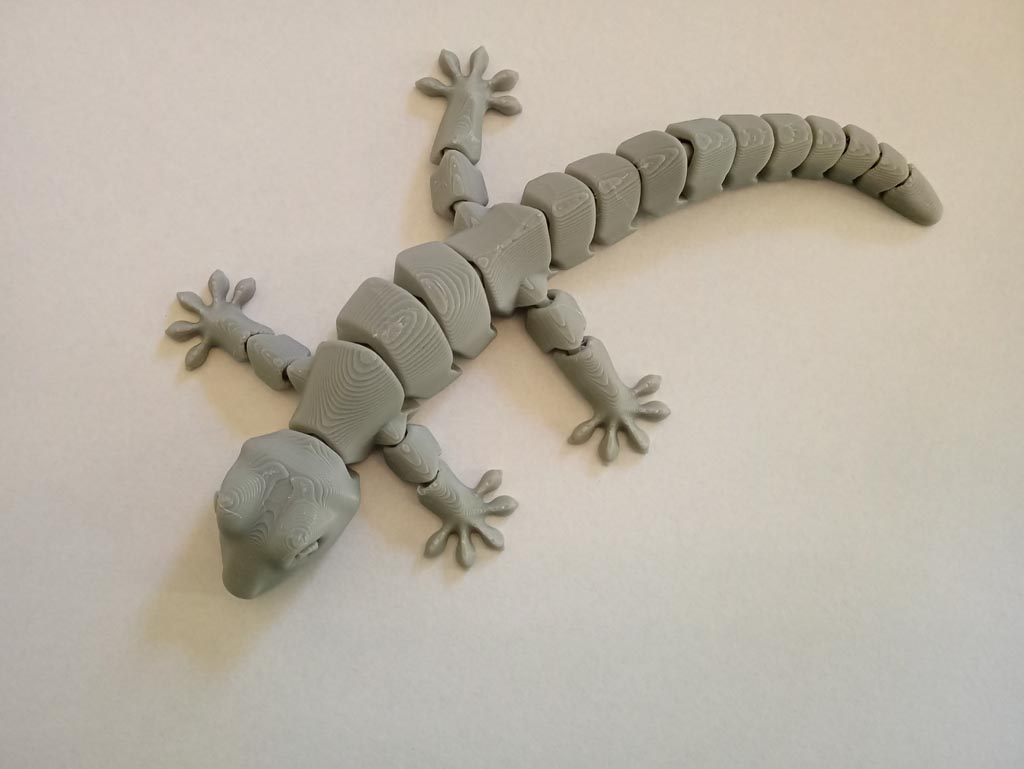 Gecko articulé 3d