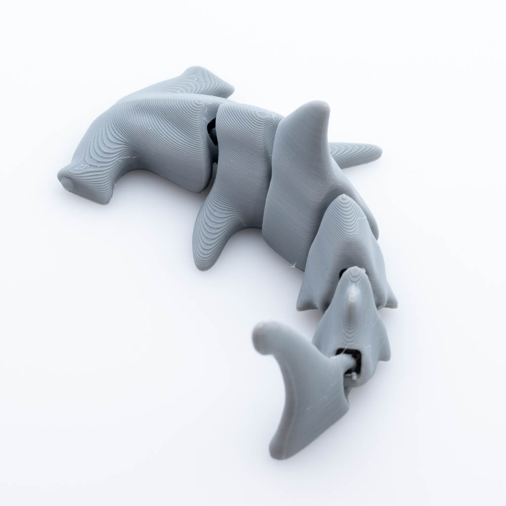Requin-marteau articulé 3d